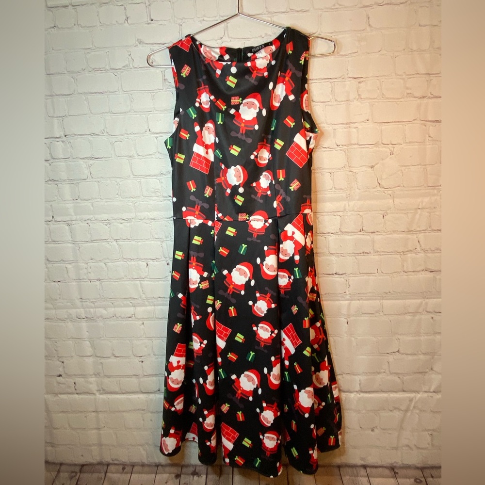 Ouges Super Cute Santa Dress! Size Small - image 1